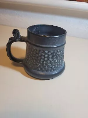 Buy Vintage Small Hammered Effect Grey Lustre Mug - Prinknash  • 8£