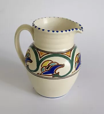 Buy Hand Painted Honiton Pottery Devon Vintage 1930's Small Jug 'Eaton' England • 6£