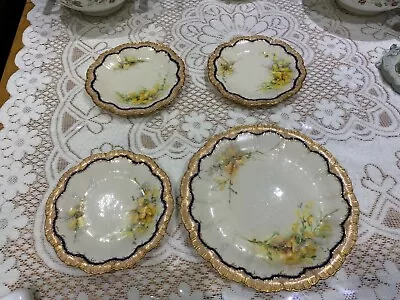 Buy Antique C.1895—1911 RARE NAUTILUS SCOTTISH PORCELAIN PLATES • 120£