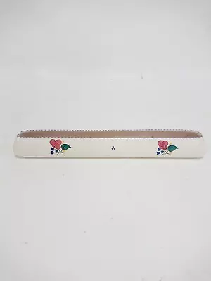 Buy Poole Pottery Hand-Painted Floral Ceramic Rose Holder - Vintage Rare England • 6.99£