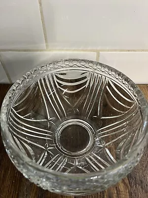 Buy Cut Glass Crystal Medium Sized Bowl • 10£