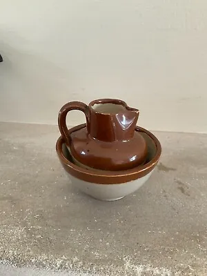 Buy Miniature Stoneware Jug And Bowl • 5£