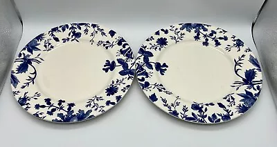Buy Royal Stafford Floral Weave Blue Set Of 2 Dinner Plates 11  Burslem England 2016 • 15.38£