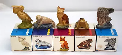 Buy WADE  Five Boxed Rare Whimsie Animals • 15£