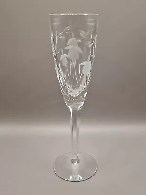 Buy Stuart Crystal Cascade Champagne Flute 8 3/8  Original Signed  • 59.79£