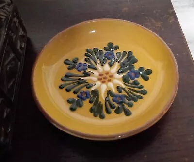 Buy Vintage Anton Lang Pottery Ettal Germany Floral Pin Dish • 18.64£