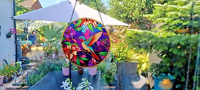 Buy Humming Bird Acrylic Suncatcher Wall Hanging, Home Decor Gifts • 6.87£