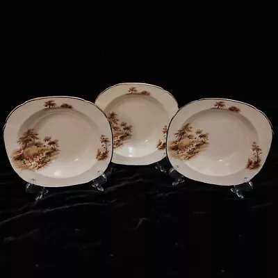 Buy Vintage 1940s Alfred Meakin Country Life Set Of 3 Breakfast Bowls 16cm • 18.99£