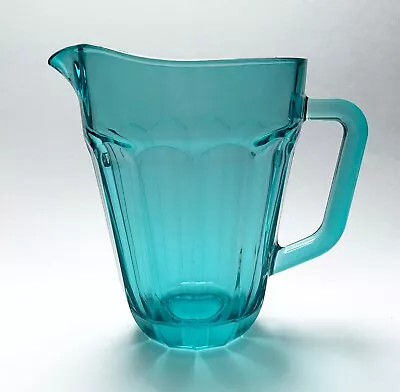 Buy Retro Glass Water Jug By Pasabahce In Turquoise • 16£