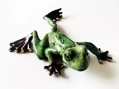 Buy Old Tupton Ware Ceramic Hand Painted Green Jungle Frog On The Move • 35£