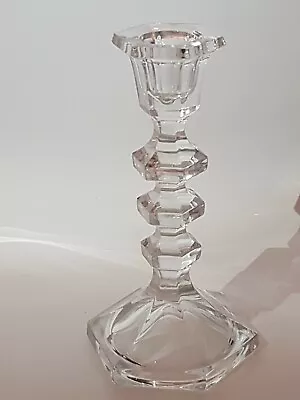 Buy Clear Glass Candle Stick Tall Crystal Glass (DC1) • 21£