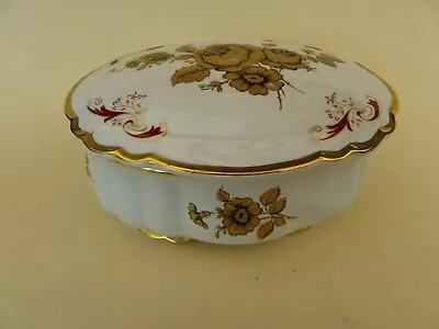 Buy Lord Nelson Pottery Oval Gold & White Potpourri Dish With Lid. Excellent. • 10.50£