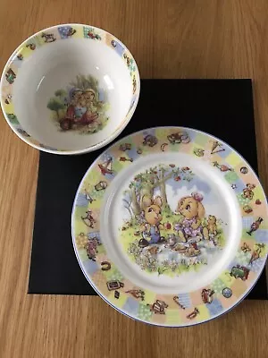 Buy Pendelfin Rabbit Nursery Ware Bowl And Plate • 5£