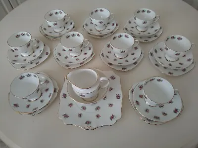 Buy Rare Royal Standard Fine Bone China 9 Trio Tea Set Pattern 502P • 50£