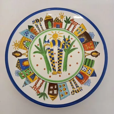 Buy St Michael Marks And Spencer Decorative Cat Plate With Wall Hook • 12£