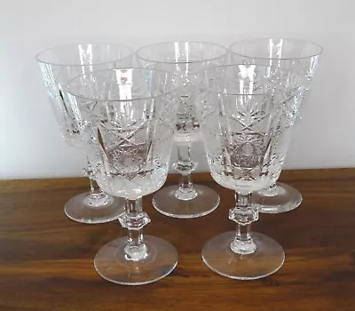 Buy 5x Bohemian Queen Lace Wine Sherry Glasses Vintage  • 30£