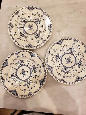 Buy Vintage H Aynsley & Co Copenhagen Ironstone Dinner Plates Set Of 3  • 16.77£