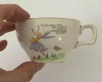 Buy Midwinter Small China Cup Childs Bluebell Fairy DAMAGED • 14.71£