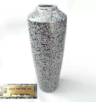 Buy Vintage SHELF POTTERY Halifax - Graham Alcock Studio Vase Abstract Design - MCM • 13.99£