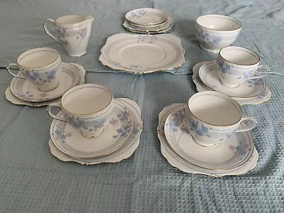 Buy A.B.J. GRAFTON ROYSTON DESIGN - 19 Piece Art Deco Tea Set • 24.99£