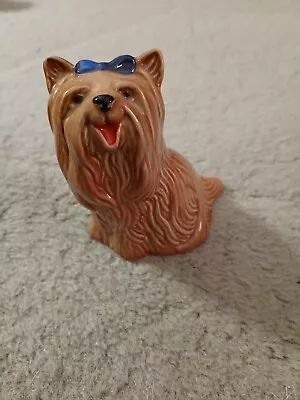 Buy Beswick 2102 Yorkshire Terrier With Blue Bow • 9.99£