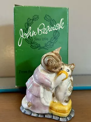Buy Beatrix Potter Beswick Tabitha Twitchit And Miss Moppet Figurine 1976 Boxed • 10£