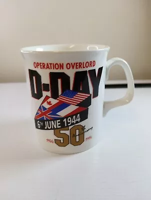 Buy D-Day Operation Overlord 40th Anniversary Mug Vintage 1994. James Dean Pottery • 3.99£