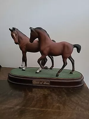 Buy Royal Doulton Matt Brown Horses Figure - Spirit Of Love - DA 225 • 50£