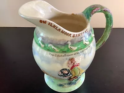 Buy Vintage Crown Devon Musical Jug ON ILKLA MOOR BAHT ' AT • 9.99£