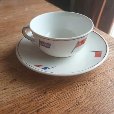 Buy Rare WWII Fuerstenberg A.C.C Porcelain Cup And Saucer • 80£