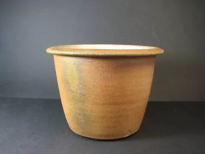 Buy Chris Jenkins (1933-2022) Studio Pottery Woodfired Stoneware Plant Pot, C J Mark • 50£