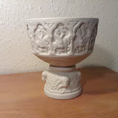 Buy L. Hjorth Baptismal Font/Chalice/Goblet 1950's Vintage Danish Bornholm Pottery.  • 35£