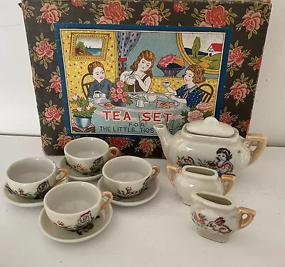 Buy 1900s VINTAGE  ‘LITTLE HOSTESS’ MINIATURE CHINA  TEASET’ SNOW WHITE ‘ THEME • 15£