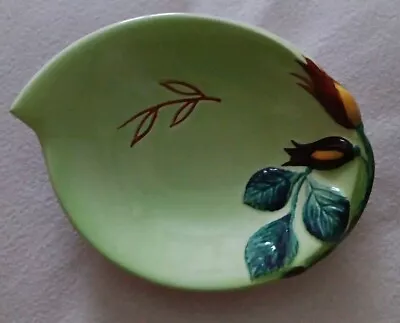 Buy  Carlton Ware Green Ceramic Trinket Dish 1621 Vgc • 7£