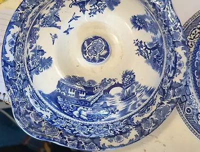 Buy Rare Antique Lidded Tureen White/Blue willow,Swinnertons,Old AltonWare Pagoda  • 26.99£