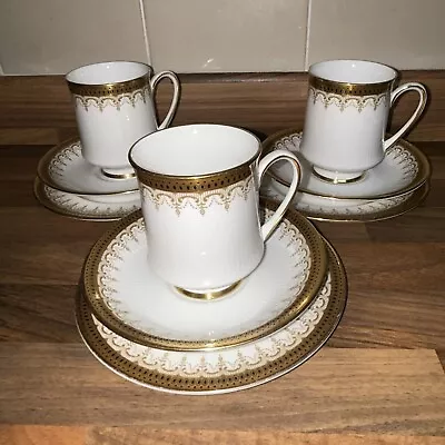 Buy Paragon Athena Gold English Fine Bone China Part Tea/ Coffee Set 9  Piece Vgc • 9.99£