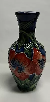 Buy Small Old Tupton Ware Hand Painted Floral Vase Height 11cm • 9.99£