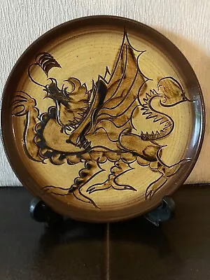 Buy Teifi Studio Pottery Welsh Dragon Plate  • 9.99£
