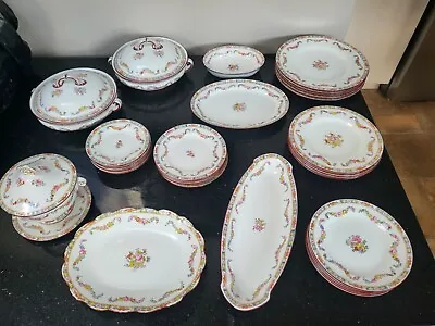 Buy Minton Rose PLATES ONLY X 26 Floral Garland Swag Pattern 1912-1950 Various Sizes • 199£
