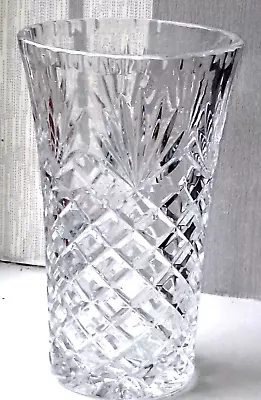 Buy Crystal Cut Glass Vase 20cm Tall & 15 Cm Wide • 12£