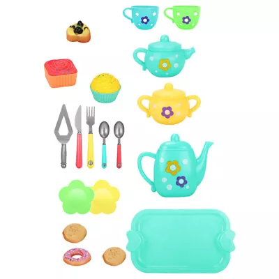 Buy  Tea Party Play Food Boy Toys Pretend Pot Simulation Teapot Teacup Set Child • 10.98£