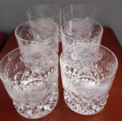 Buy Set Of 6 Cut Crystal Whiskey Tumblers • 20£