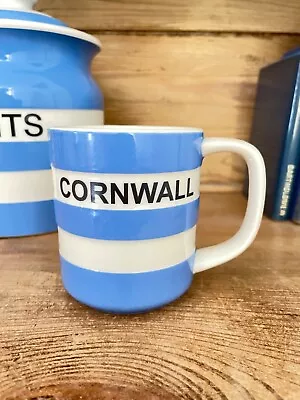 Buy T G  TG Green CORNISHWARE Blue & White 'CORNWALL' 9cm / 10oz Mug - NEW • 30£