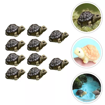 Buy 10pcs Glass Sculpture Fish Tank Decoartion Turtle Miniature Fish Tank Ornament • 6.59£