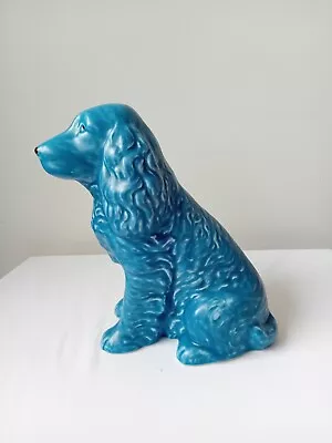 Buy Sylvac Pottery Vintage Blue Spaniel Dog Sitting 1382 Figure See Description • 40£