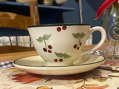 Buy Vintage Laura Ashley 'Berries' Teacup And Saucer • 16£