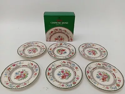 Buy Vintage Spode Chinese Rose 6  Side Plate Set X6 Decorative Tableware With Box • 6.99£