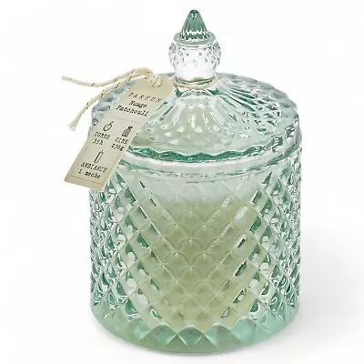 Buy 230g Fragranced Scented Wax Candle In Geo Glass Jar W Lid 35 Hour Burn Time Wick • 9.99£