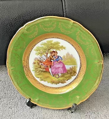Buy Vintage Fragonard Limoges France Plate Romance Excellent Condition 10 /25cm • 17.08£