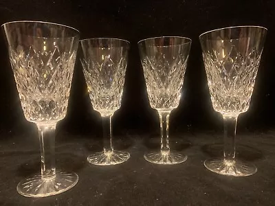Buy 4 Tyrone Irish Crystal, Pattern Sperrins Red Wine Glasses, 7¼”, Signed • 68.92£